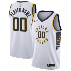 Indiana Pacers Custom 2020-21 Nike Association Edition Pelipaidat Swingman - Miesten